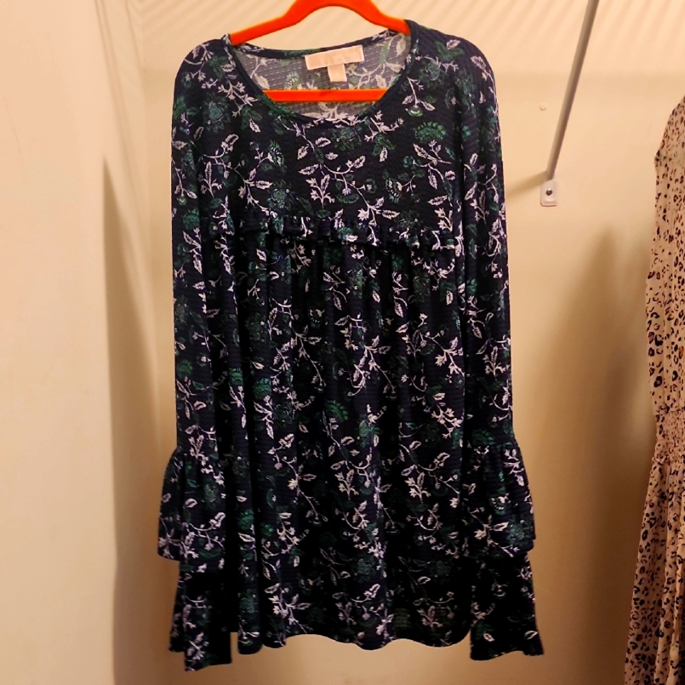 Michael Kors Flowy Tier Sleeve Top - medium